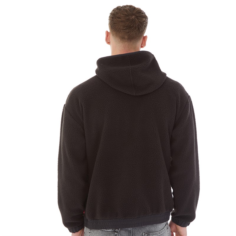 Levi's Mens Pop Sherpa Hoodie Meteorite