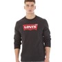Levi's Mens Graphic Sweatshirt CO Housemark Two Color Jet Black