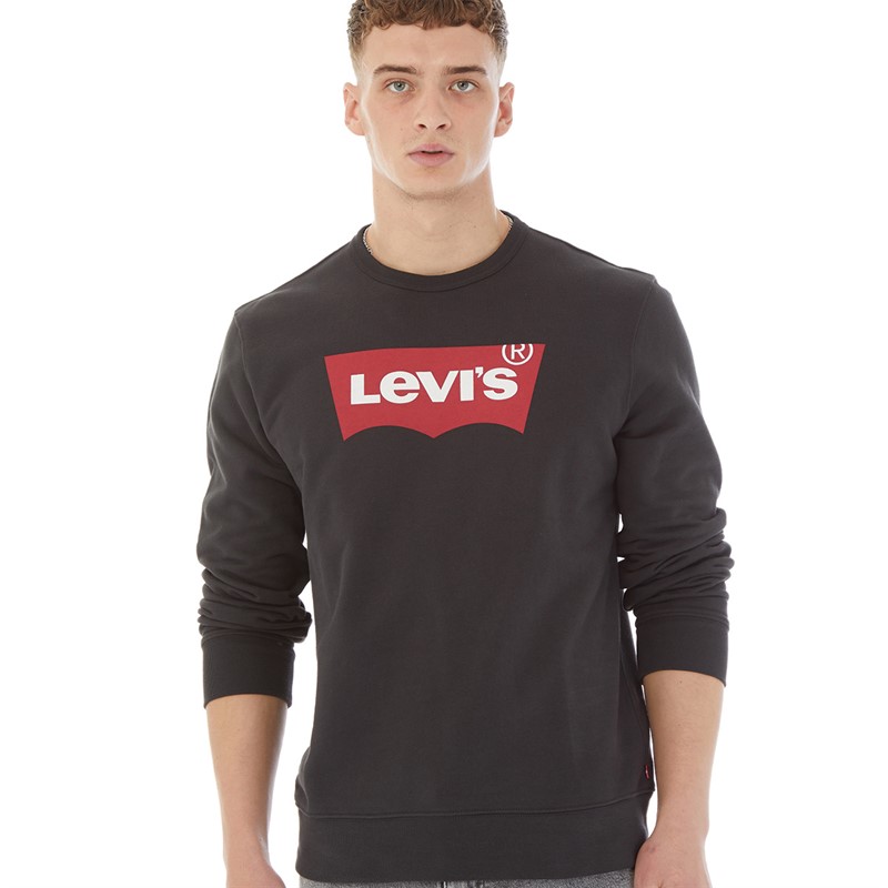 Levi's sweatshirt jet black sale