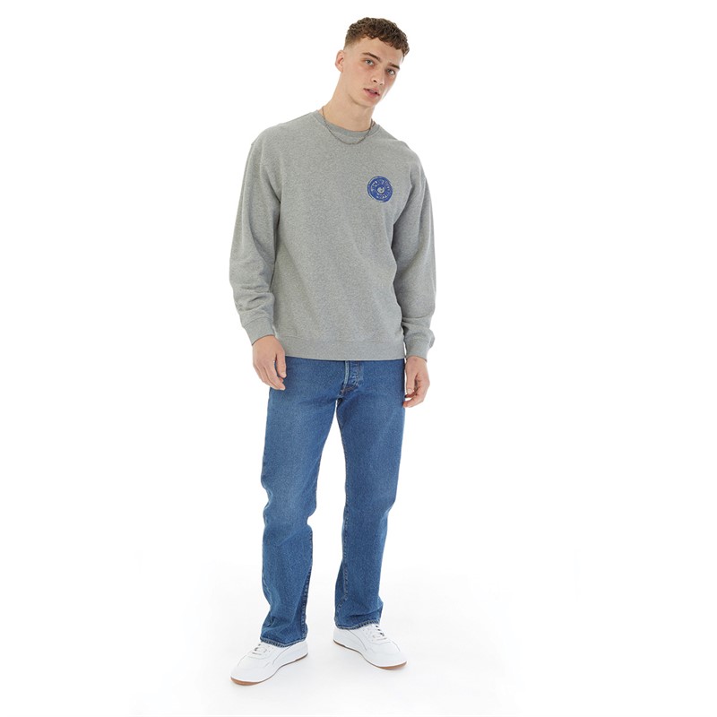 Levi's Mens Graphic Sweatshirt Button Crew Mhg