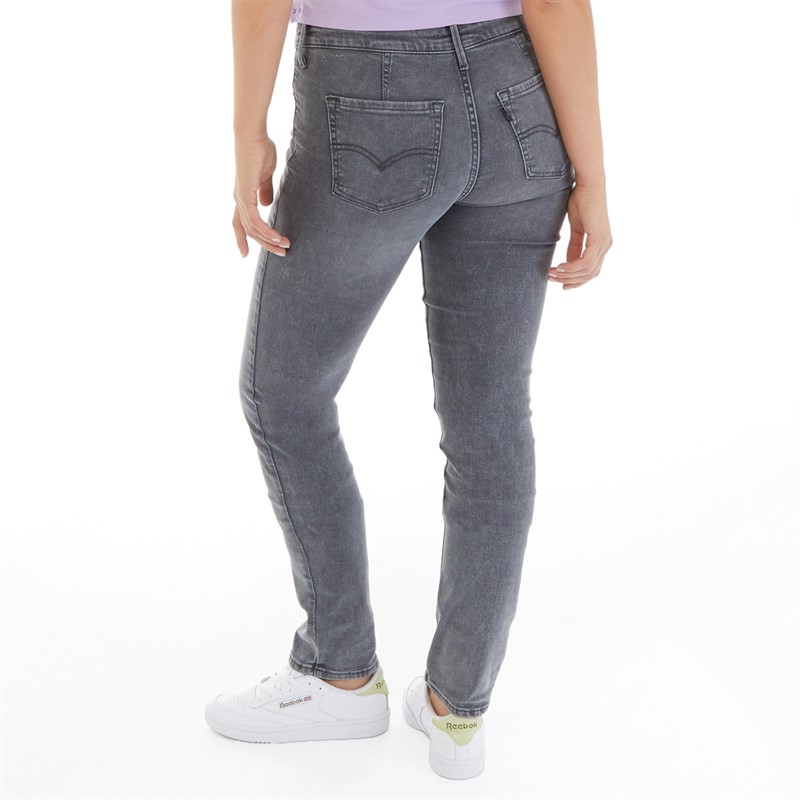 Buy Levi s Womens 712 Slim Welt Pocket Jeans Grey Ghost