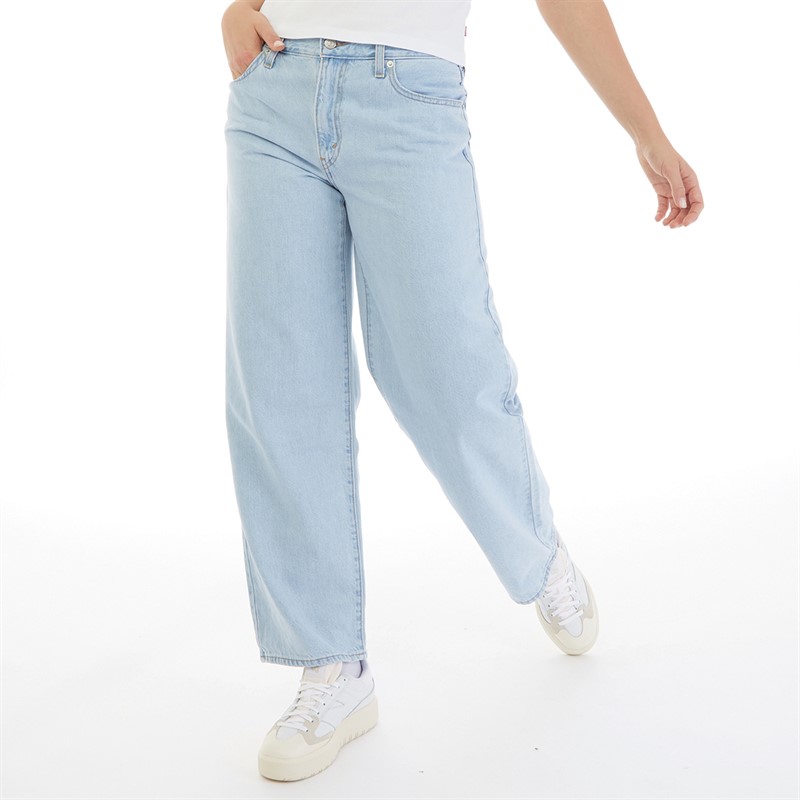 Levi's Womens Baggy Dad Jeans Light Sugar