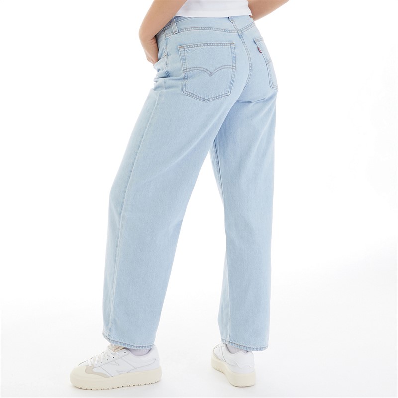 Levi's Womens Baggy Dad Jeans Light Sugar