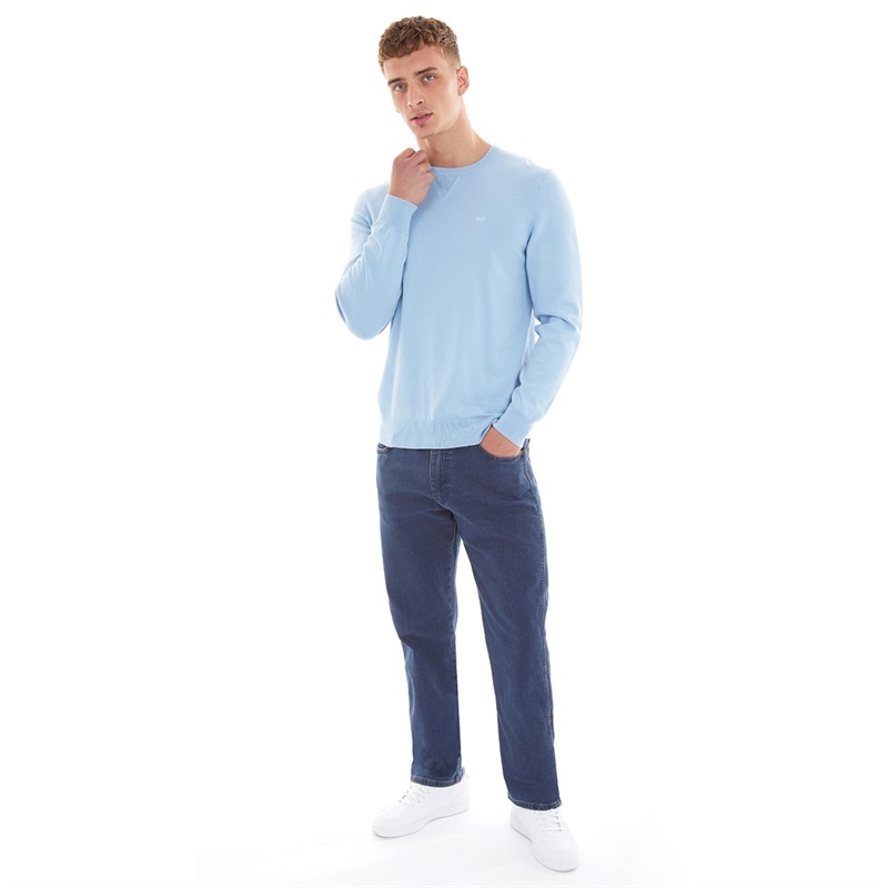 Levi's Mens Lightweight Sweatshirt Soft Chambray Blue