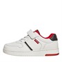 Levi's Kinder Kick Sneaker Weiß/Rot/Schwarz 2860