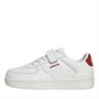 Levi's Kinder Neue Union Sneakers Weiß/Rot 0079