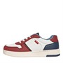 Levi's Junior Kick Sneaker Weiß Rot Marineblau 0441