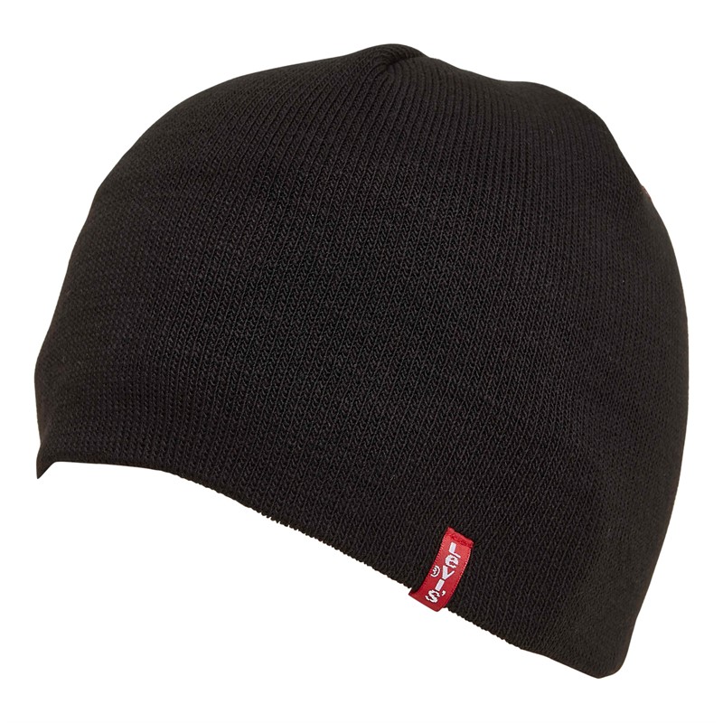 Levi's Mens Otis Beanie Regular Black