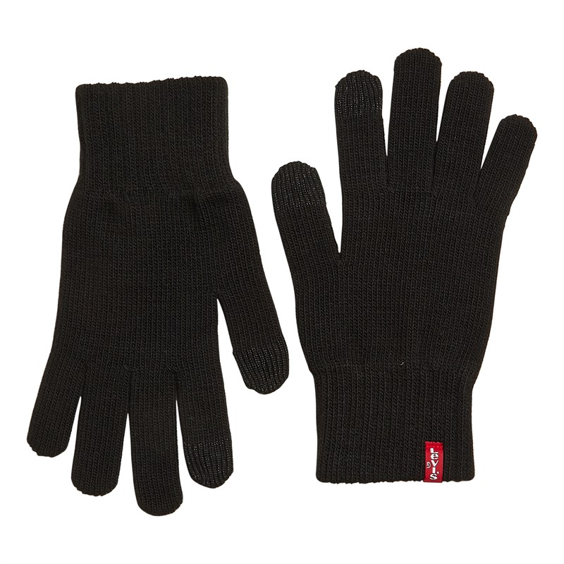 Levi's Mens Ben Touch Screen Gloves Regular Black