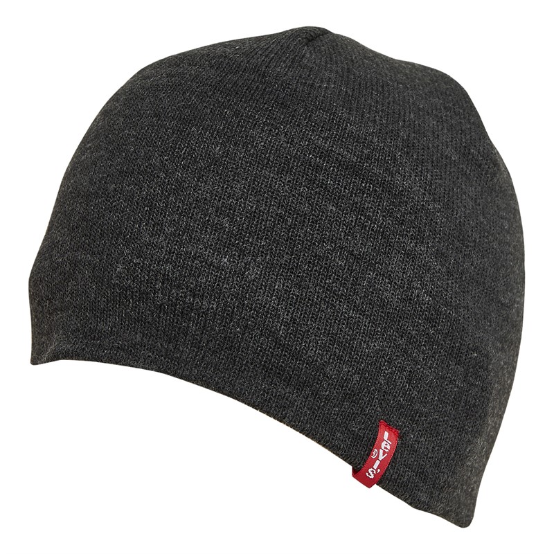 Levi's Mens Otis Beanie Dark Grey