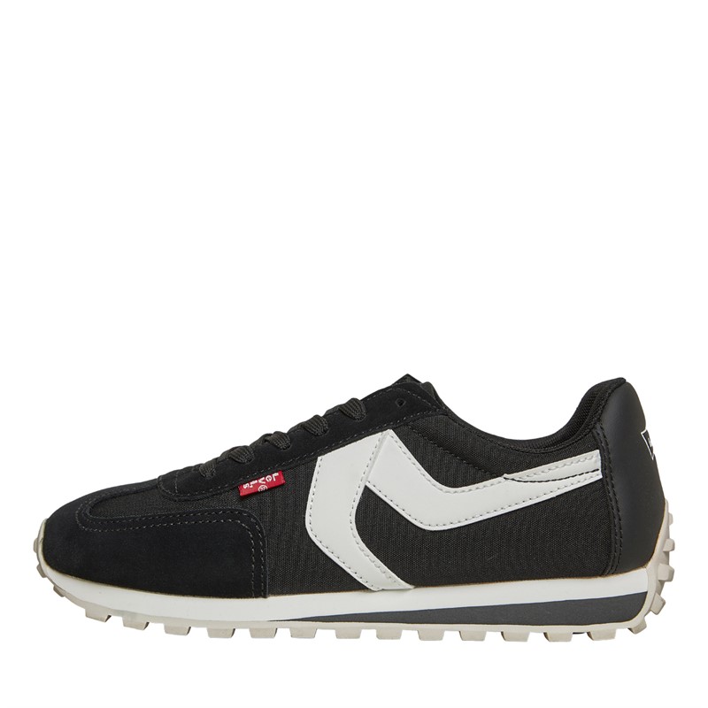 Levi's Womens Stryder Red Tab Trainers Regular Black