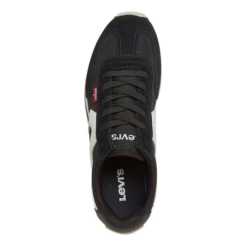 Levi's Womens Stryder Red Tab Trainers Regular Black