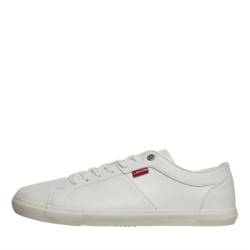 Levi's Mens Woods Trainers Brilliant White