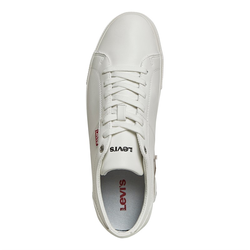 Levi's Mens Woods Trainers Brilliant White