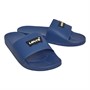Levi's Mens June Batwing Patch Sliders Faded Blue
