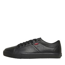 Levi's Mens Woodward Trainers Brilliant Black