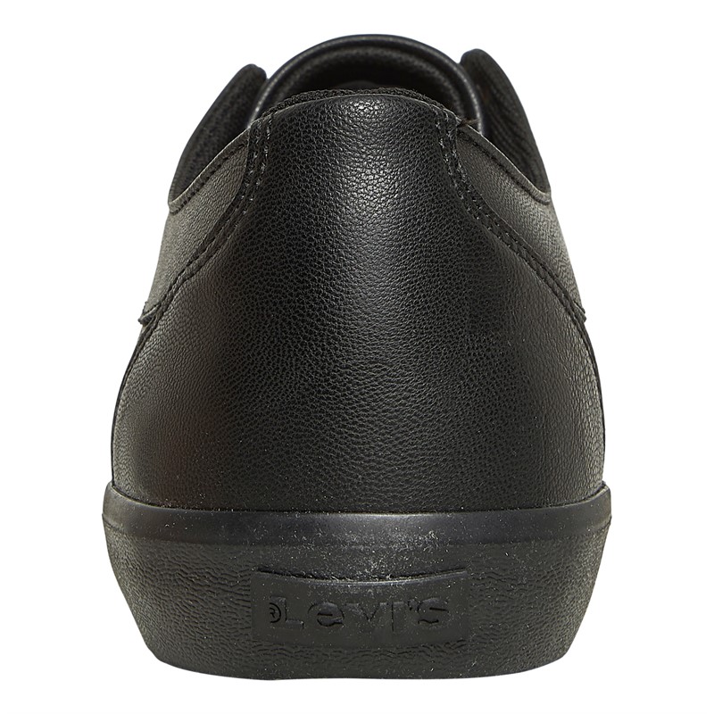 Levi's Mens Woodward Trainers Brilliant Black