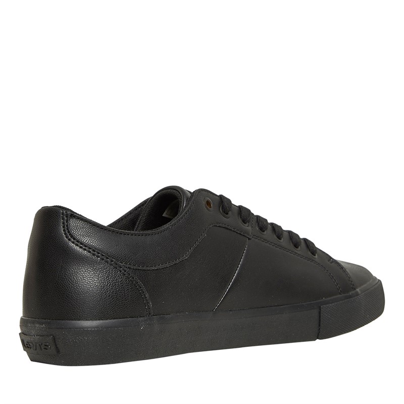 Levi's Mens Woodward Trainers Brilliant Black