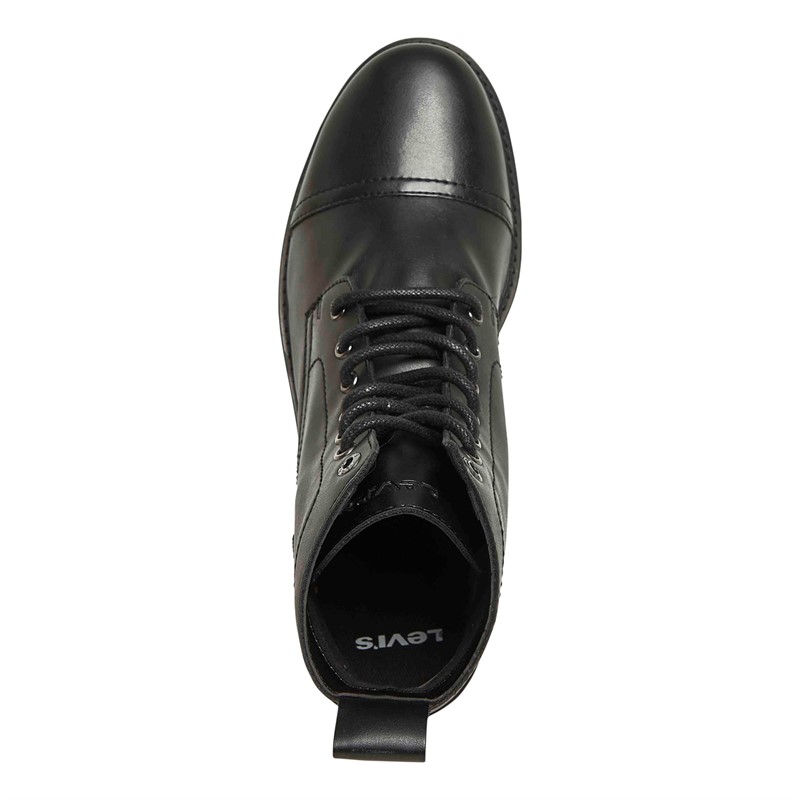 Levi's Mens Sparrow Boots Full Black