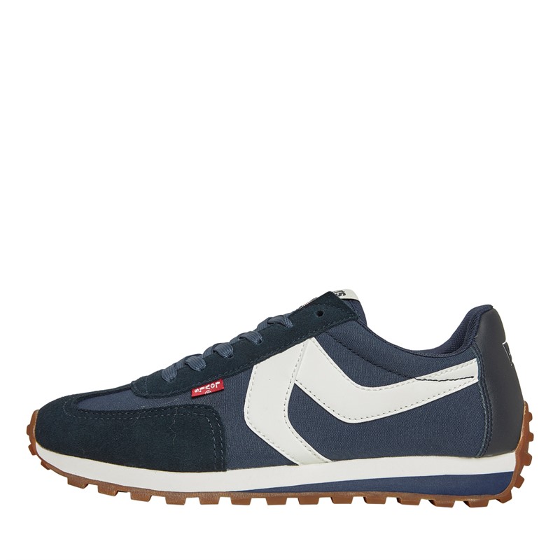 Levi's Mens Stryder Red Tab Trainers Navy Blue