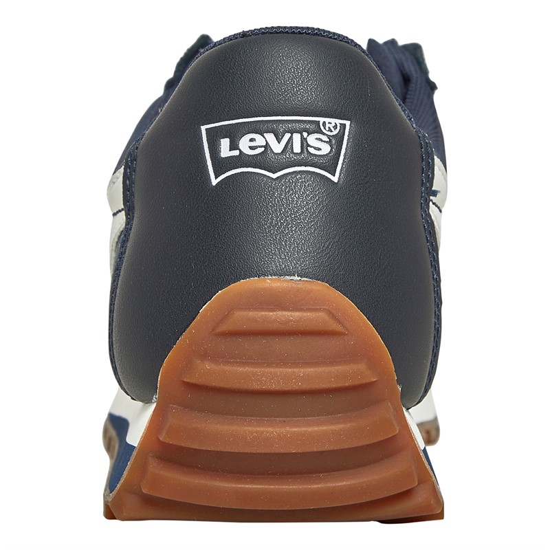 Levi's Mens Stryder Red Tab Trainers Navy Blue