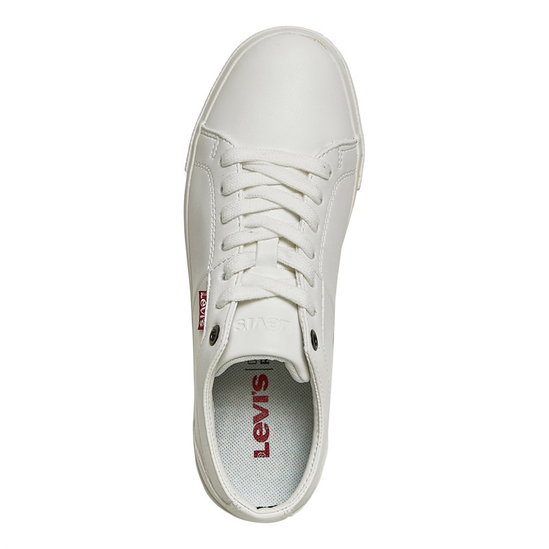 Levi's Womens Woods Trainers Brilliant White