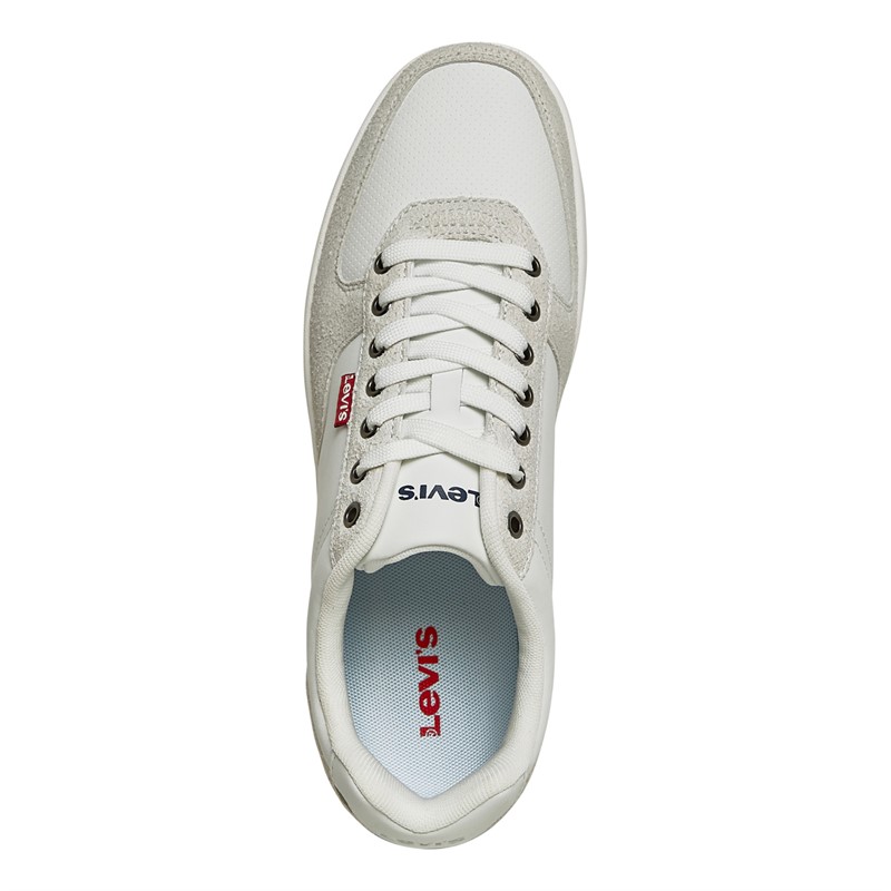 Levi's Mens Reece Trainers Regular White