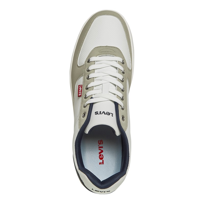 Levi's Mens Reece Trainers Regular White