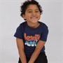Levi's Boys Layered Poster Logo T-Shirt Naval Academy