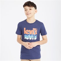 Levi's Boys Layered Poster Logo T-Shirt Naval Academy