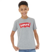 Levi's Jongens Vleermuis T-Shirt Grijs Melange