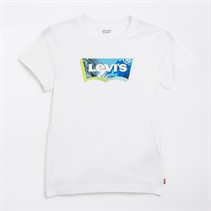 Levi's Boys Landscape Batwing Fill T-Shirt Bright White