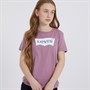 Levi's T-shirt à manches chauve-souris Fille Orchidée sombre