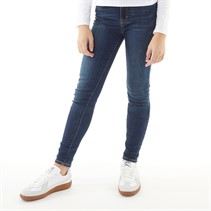 Levi's Meisjes 720 High Rise Super Skinny Jeans Resilente Blauw