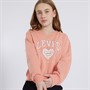 Levi's Girls Meet And Greet Lace Trim Sweatshirt Terra Cotta