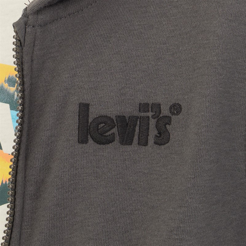 Levi's Boys Logo Full Zip Hoodie Dark Shadow