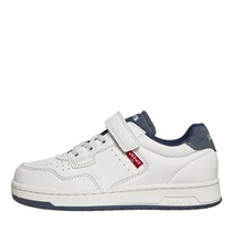 Levi's Boys Kingdom Trainers White/Blue/Navy