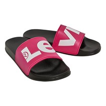 Levi's Junior  Girls June Logo Sliders Lilac/Black