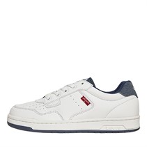 Levi's Junior Boys Kingdom Trainers White/Blue/Navy