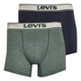 Levi's Mens Vintage Heather Two Pack Boxer Briefs Green Combo