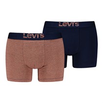 Levi's Mens Optical Illusion Two Pack Boxer Briefs Orange