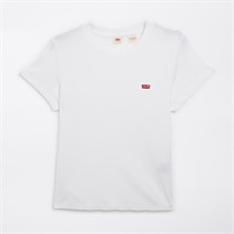 Levi's Womens Plus Short Sleeve Baby T-Shirt White