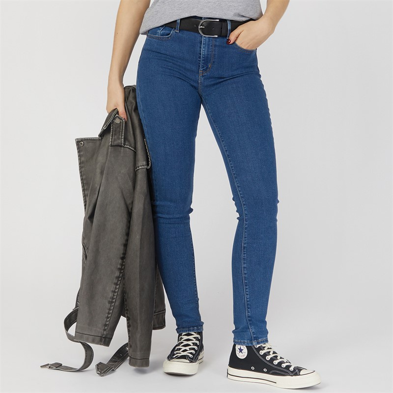 Levi's Womens 721 High Rise Skinny Jeans Bogota Heart