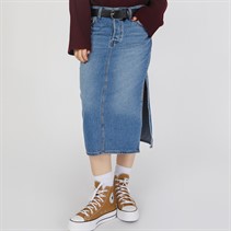 Levi's Womens Side Slide Denim Skirt Artist Divided T3