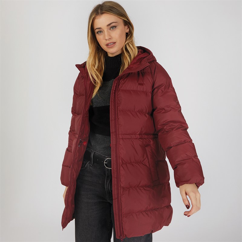 Midi padded coat women's online