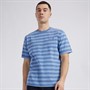 Levi's Mens Red Tab Vintage T-Shirt Bardo Stripe Bleached Denim