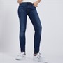Levi's Womens 711 Double Button Jeans Blue Wave Dark