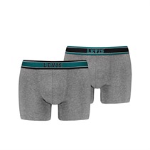 Levi's Mens Colleagic Two Pack Boxer Briefs Grey Combo