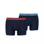 Levi's Mens Colleagic Two Pack Boxer Briefs Navy/Red