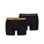 Levi's Mens Colleagic Two Pack Boxer Briefs Black Combo